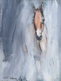 HORSE THROUGH THE MIST by Con Campbell at Ross's Online Art Auctions