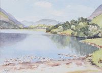 LOUGH REFLECTIONS by J. Kane at Ross's Online Art Auctions