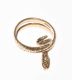 9CT GOLD SNAKE RING at Ross's Online Art Auctions