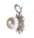 18CT WHITE GOLD SOUTH SEA PEARL AND DIAMOND PENDANT at Ross's Online Art Auctions