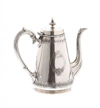 SILVER PLATED COFFEE POT at Ross's Online Art Auctions