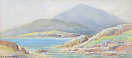 MUCKISH FROM ROSAPENNA, COUNTY DONEGAL by George W.  Morrison at Ross's Online Art Auctions