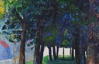WOODLANDS by Colin Middleton RHA RUA at Ross's Online Art Auctions