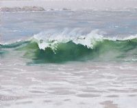 INCOMING WAVES by Ros Harvey RUA at Ross's Online Art Auctions