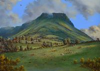 LURIG MOUNTAIN, CUSHENDALL, COUNTY ANTRIM by David Overend at Ross's Online Art Auctions