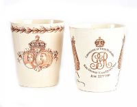 PAIR OF ROYAL DOULTON COMMEMORATIVE MUGS at Ross's Online Art Auctions