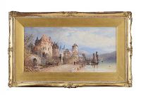 GILT FRAMED WATERCOLOUR DRAWING at Ross's Online Art Auctions