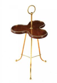 SHAMROCK SHAPED OCCASIONAL TABLE at Ross's Online Art Auctions