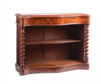 VICTORIAN MAHOGANY OPEN BOOKCASE at Ross's Online Art Auctions