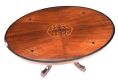 VICTORIAN OVAL COFFEE TABLE at Ross's Online Art Auctions