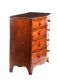 VICTORIAN MAHOGANY BOW FRONT CHEST OF DRAWERS at Ross's Online Art Auctions