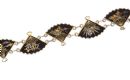 GOLD-TONE CHINESE NECKLACE AND BRACELET at Ross's Online Art Auctions