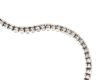 STERLING SILVER AND CUBIC ZIRCONIA TENNIS BRACELET at Ross's Online Art Auctions
