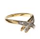 18CT GOLD KISS DIAMOND RING at Ross's Online Art Auctions