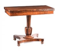 VICTORIAN ROSEWOOD TURN OVER LEAF TEA TABLE at Ross's Online Art Auctions
