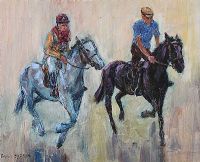 TWO HORSES by Robert Taylor Carson RUA at Ross's Online Art Auctions