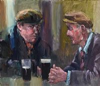 THE REGULARS by Robert Taylor Carson RUA at Ross's Online Art Auctions