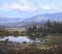 IRISH COTTAGE IN AN IRISH LANDSCAPE by Joop Smits at Ross's Online Art Auctions