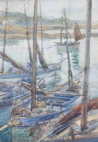 ARDGLASS HARBOUR by David Gould at Ross's Online Art Auctions