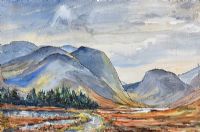 MOUNTAIN RANGE by Coralie de Burgh Kinahan at Ross's Online Art Auctions