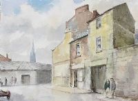 ROBERT STREET, LIMERICK by Tom Greaney at Ross's Online Art Auctions