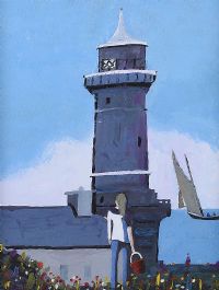 SHROOVE LIGHTHOUSE by Sean Lorinyenko at Ross's Online Art Auctions