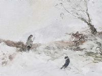 WINTER SHEPHERD by Tom Kerr at Ross's Online Art Auctions