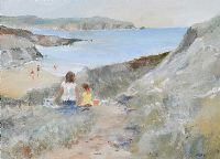 ARAN ISLAND FROM CRUIT ISLAND, DONEGAL by Tom Kerr at Ross's Online Art Auctions