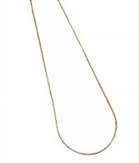 9CT GOLD BOX-LINK NECKLACE at Ross's Online Art Auctions
