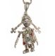 STERLING SILVER RAG DOLL CHARM NECKLACE at Ross's Online Art Auctions