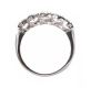 PLATINUM AND DIAMOND FIVE STONE RING at Ross's Online Art Auctions