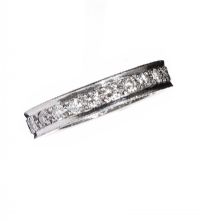 PLATINUM AND DIAMOND ETERNITY BAND at Ross's Online Art Auctions