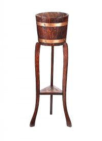 LISTER & CO OAK PLANT STAND at Ross's Online Art Auctions