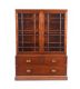 MAHOGANY TWO DOOR BOOKCASE at Ross's Online Art Auctions