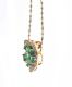 18CT GOLD EMERALD AND DIAMOND NECKLACE at Ross's Online Art Auctions