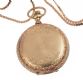 WALTHAM GOLD-TONE POCKET WATCH WITH CHAIN at Ross's Online Art Auctions