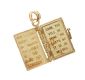 9CT GOLD BIBLE CHARM at Ross's Online Art Auctions
