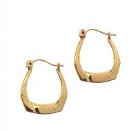 14CT GOLD HOOP EARRINGS at Ross's Online Art Auctions