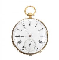 18CT GOLD FRENCH POCKET WATCH at Ross's Online Art Auctions