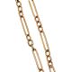 9CT GOLD ALBERT CHAIN WITH HARDSTONE SWIVEL FOB at Ross's Online Art Auctions