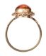 9CT GOLD AMBER RING at Ross's Online Art Auctions