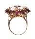 9CT GOLD GARNET AND OPAL RING at Ross's Online Art Auctions