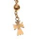 9CT GOLD BRACELET WITH CROSS CHARM at Ross's Online Art Auctions