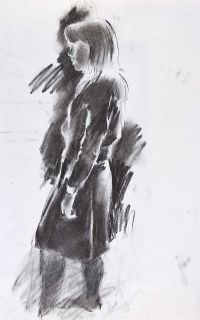 STANDING GIRL by Vernon P. Carter at Ross's Online Art Auctions