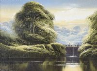 THE LOCK GATES by David H. James at Ross's Online Art Auctions