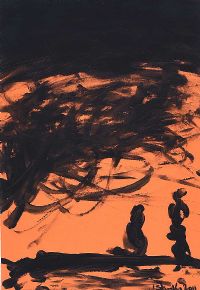 THE ORANGE SKY at Ross's Online Art Auctions