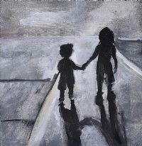 BROTHER & SISTER by Judith McCall at Ross's Online Art Auctions