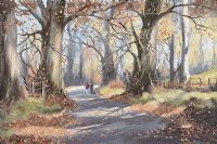 THE AUTUMN WALK by Tom Stephenson at Ross's Online Art Auctions