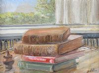 STILL LIFE, BOOKS by Tobias Everet Spence at Ross's Online Art Auctions