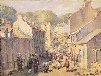 FAIR DAY, CUSHENDALL by Charles McAuley at Ross's Online Art Auctions